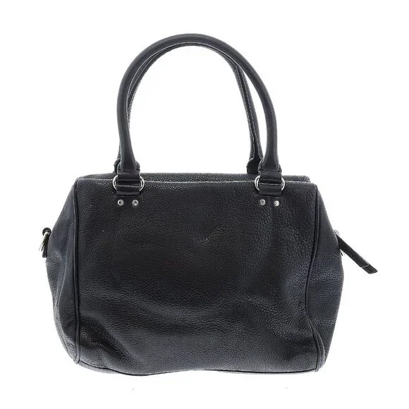 Kate Spade New York Grant Park Shelby Black Pebbled Leather Crossbody Satchel - Picture 2 of 4